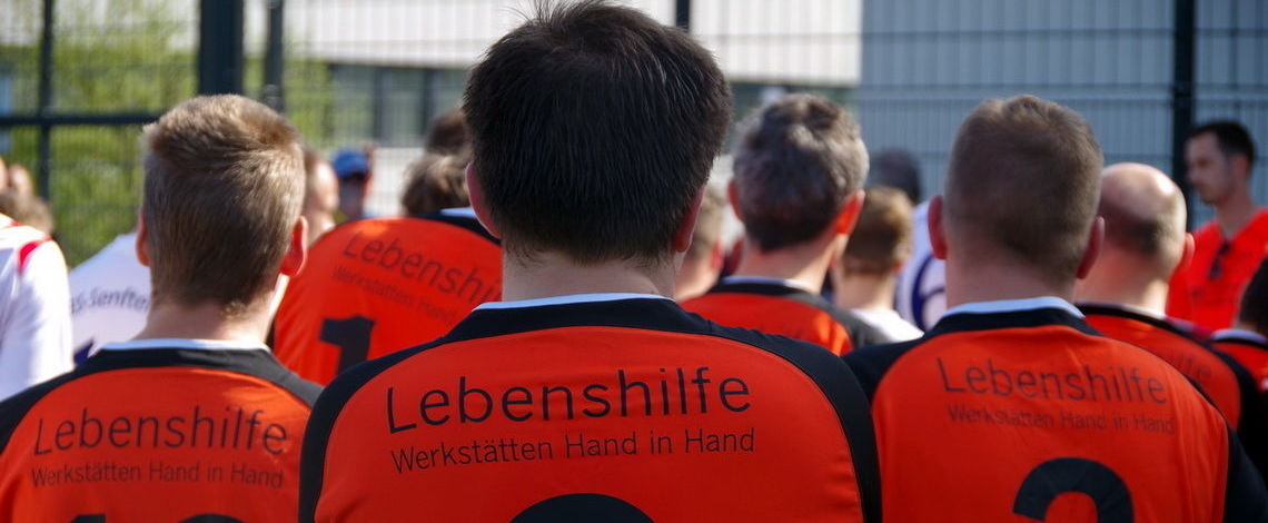 Unser Fußballteam. Dreifacher Teilnehmer an den Deutschen Meisterschaften im Werkstattfußball.